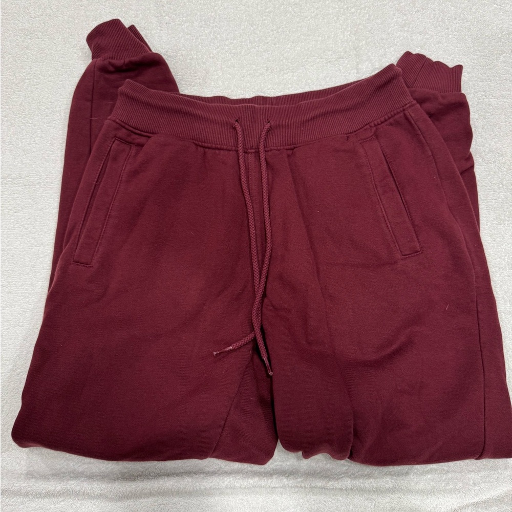 Fashion Nova Deep Red Joggers